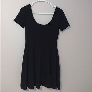 Black T-shirt dress